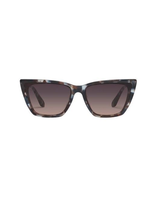 Quay Multicolor Call The Shots Remixed 43Mm Gradient Cat Eye Sunglasses