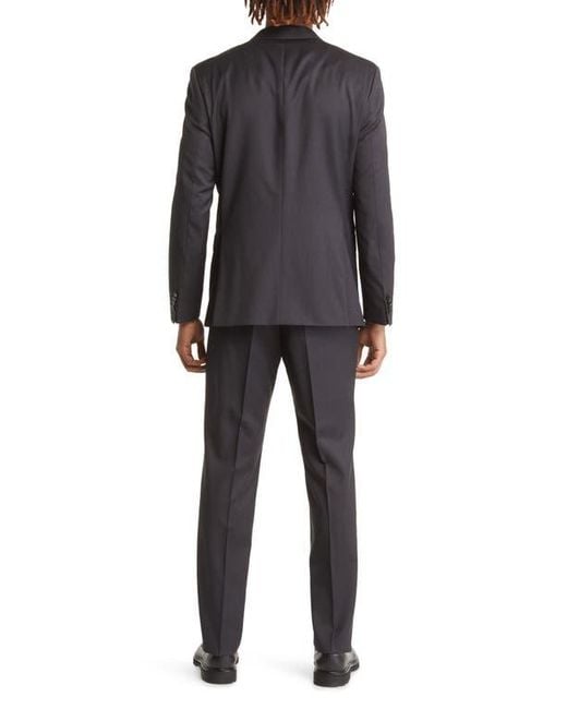 Boss Black Huge Solid Wool Suit for men