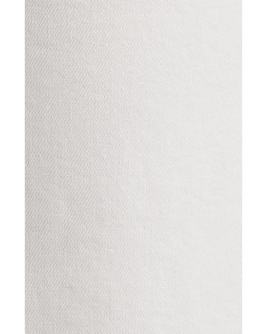 Madewell White The Flared Wide Leg Crop Jeans