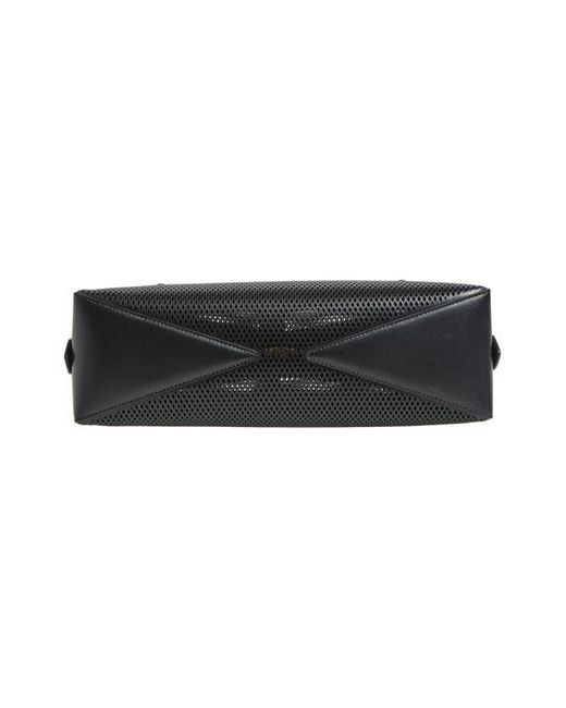 Alaïa Black Medium Le Teckel East/West Perforated Leather Shoulder Bag