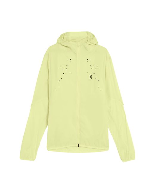 On Shoes Yellow X Post Archive Facti Hooded Running Jacket for men