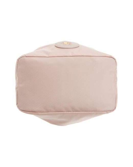 【関税&送料込】Burberry Reversible Pouch In Pink Nylon With Burberry Horseshoe Reversible Drawstring Pouch in Pink | Lyst