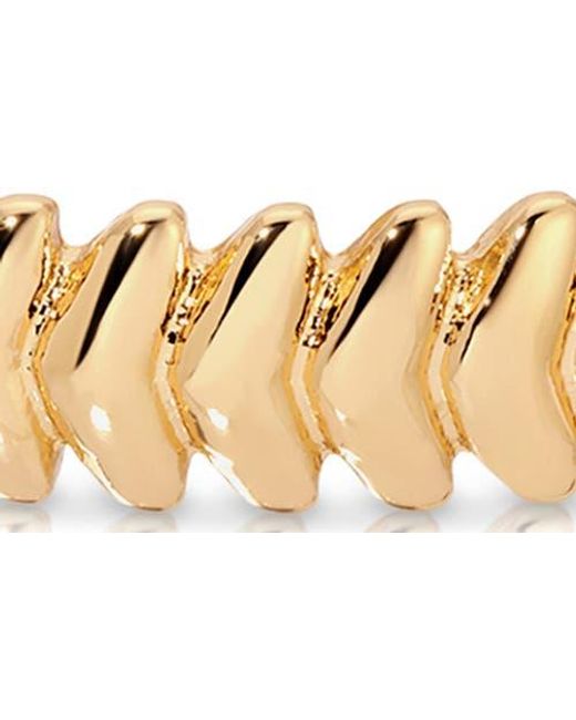 Ettika White Vortex Cuff Bracelet