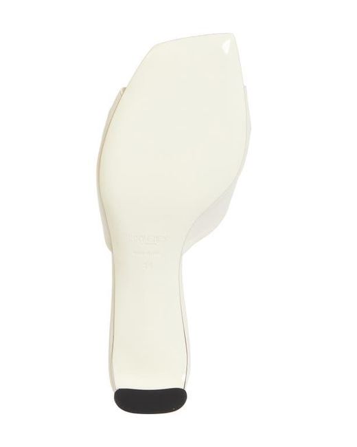 Jimmy Choo White Annika Slide Sandal