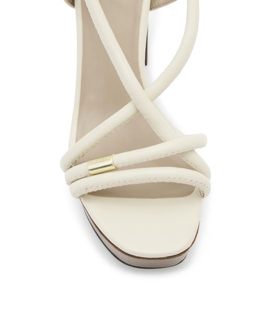 AllSaints White Bella Platform Sandal