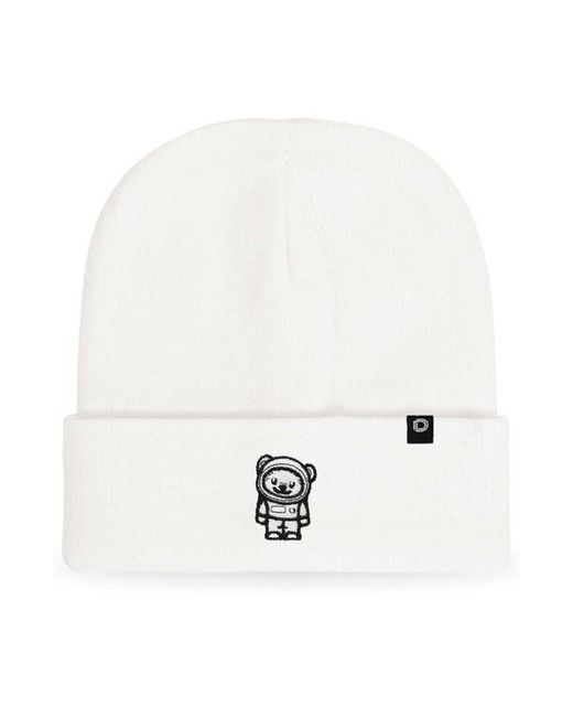 Alix White Ice Bear Beanie for men