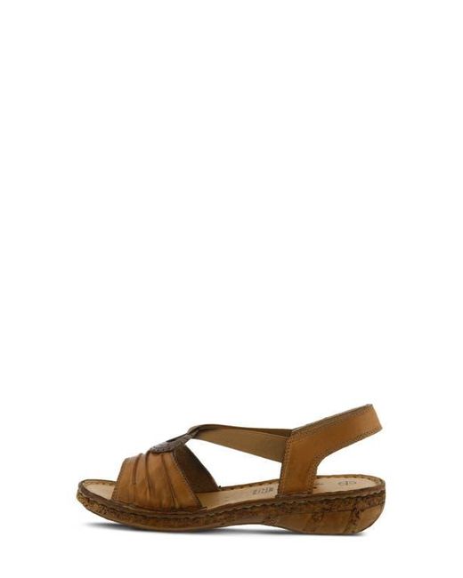 Spring Step Brown Karmel Slingback Sandal
