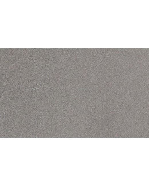 Ming Wang Gray Heritage Fit Turtleneck Crêpe De Chine Shell Top