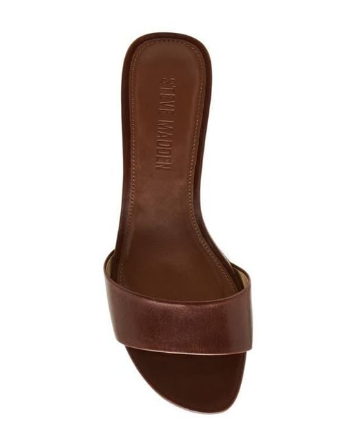 Steve Madden Brown Patsy Slide Sandal