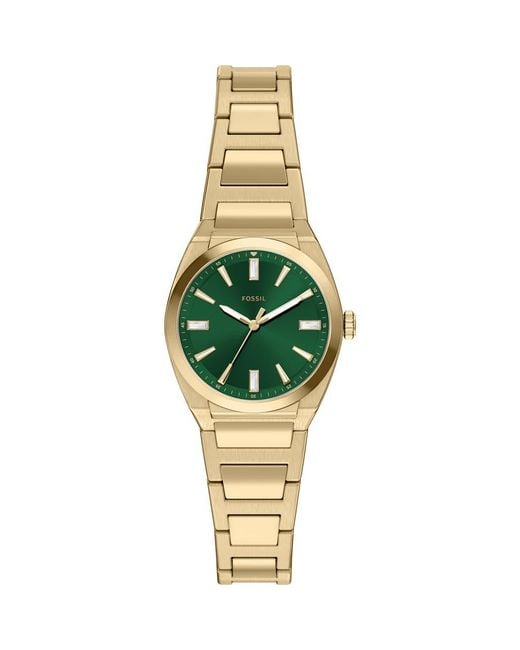 Fossil Metallic Small Everett Bracelet Watch, 27Mm