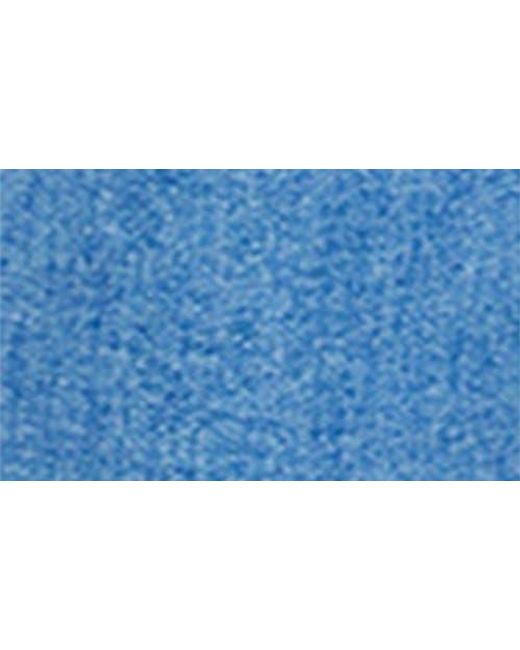 Mother Blue The Maven Patch Pocket Ankle Wide Leg Jeans