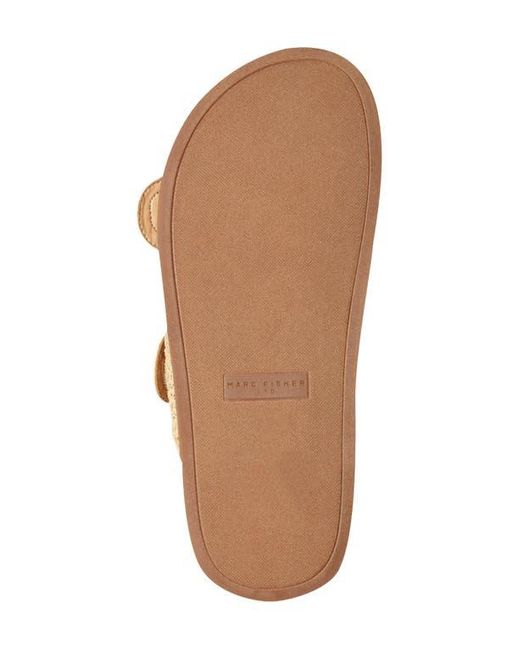 Marc Fisher Natural Valena Slide Sandal