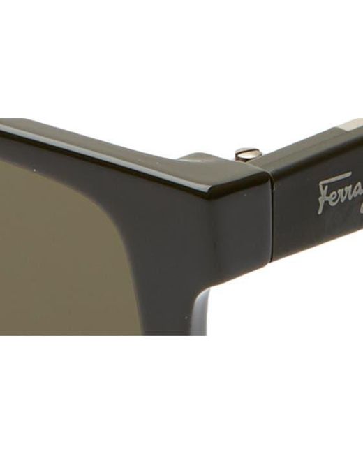 Ferragamo Multicolor 57mm Square Sunglasses for men