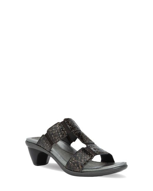 Naot Black Form Sandal
