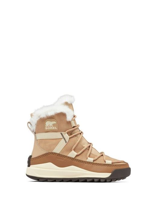 Sorel Natural Faux Fur Waterproof Booties
