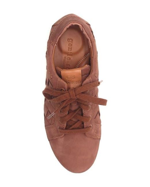 Gentle Souls Brown Kindy Platform Sneaker