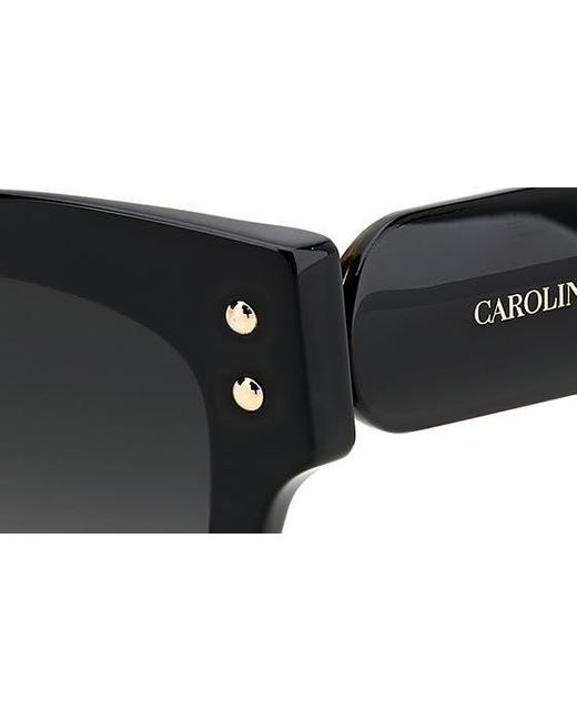 Carolina Herrera Black 54mm Cat Eye Sunglasses