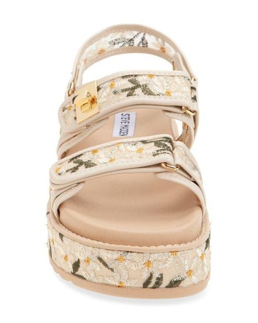 Steve Madden Natural Bigmona Platform Sandal