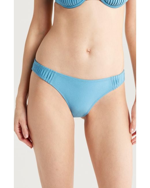 Solid & Striped Blue The Solene Bikini Bottoms