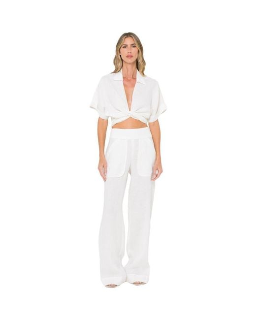JBQ White Chiara Top