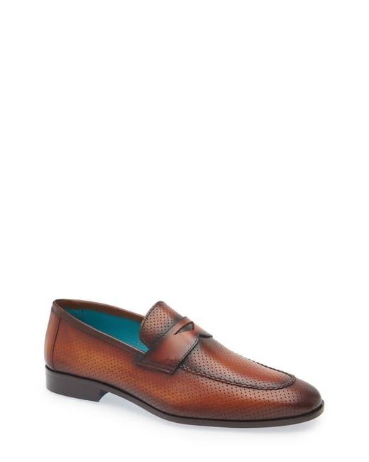Mezlan Cueva Perforated Penny Loafer in Brown for Men | Lyst display picture 3