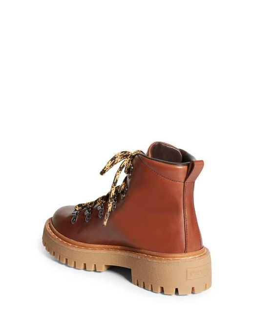 Prada Brown St. Moritz Hiking Boot