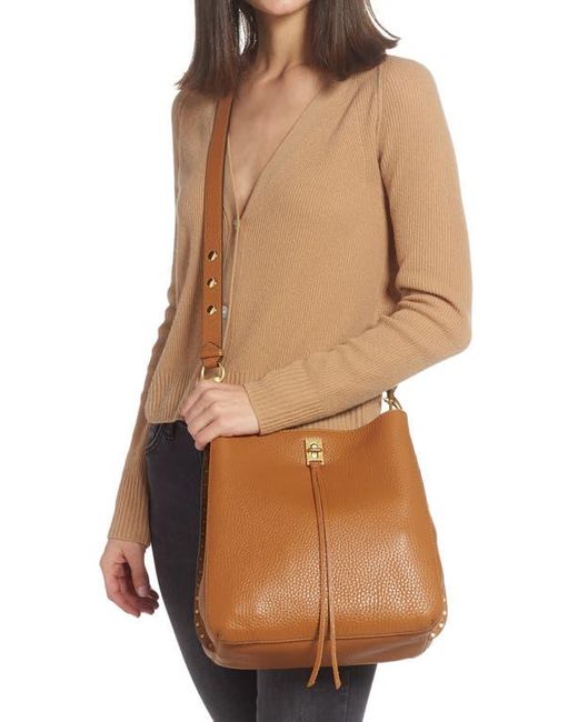Rebecca Minkoff Brown Darren Deerskin Leather Shoulder Bag