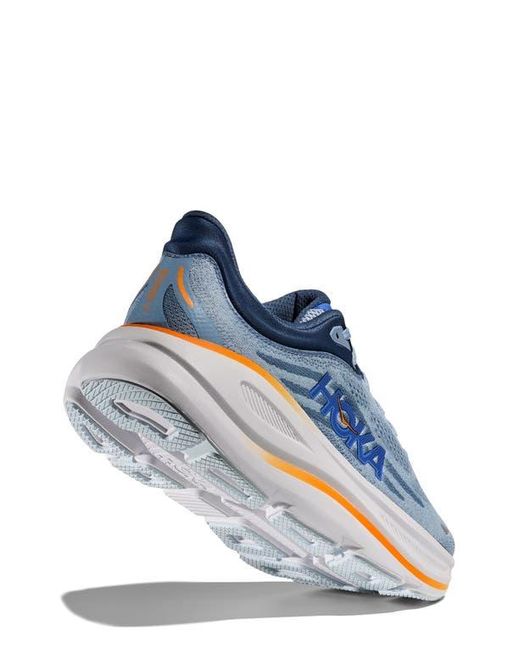 Hoka One One White Bondi 9 Running Shoe for men
