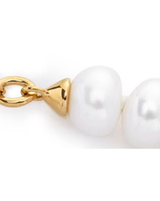 Monica Vinader White Nomade Bold Pearl Necklace