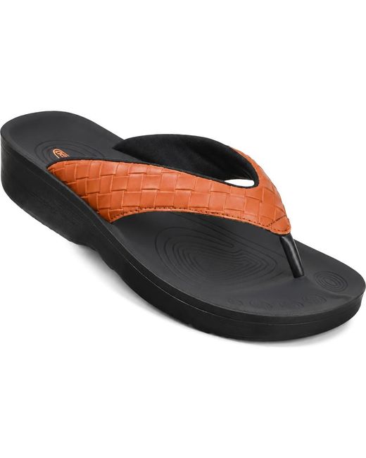 AEROTHOTIC Black Clarus Flip Flop