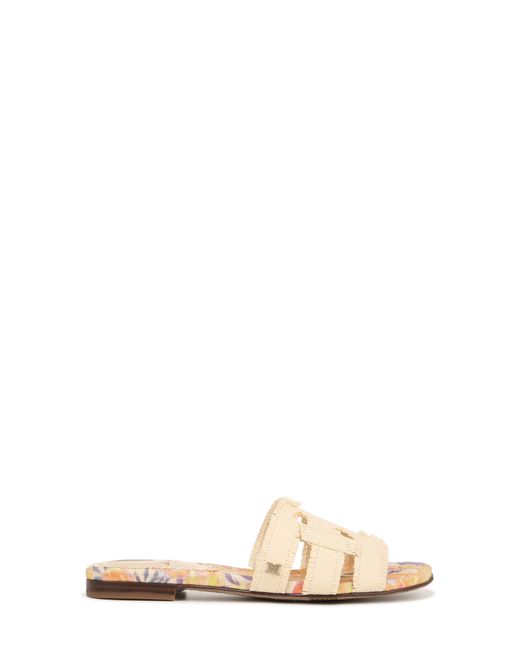 Sam Edelman Bay Fray Slide Sandal in Natural | Lyst