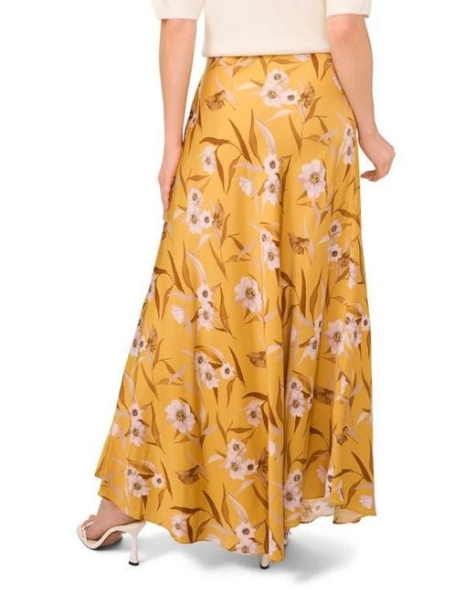 Ted Baker Yellow Floral Maxi Skirt