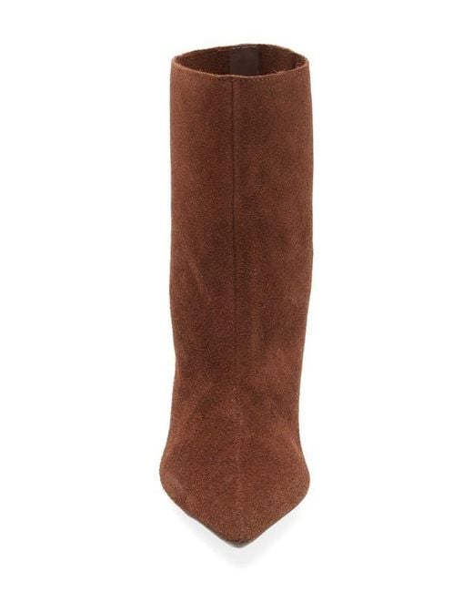 Chocolat Blu Brown Lynette Block Heel Bootie