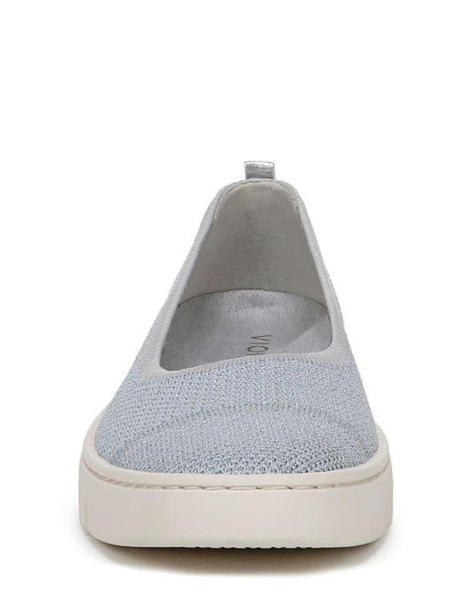 Vionic White Uptown Knit Skimmer Flat