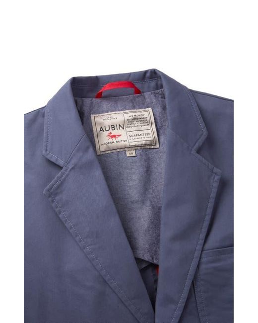 aubi Blue Mareham Patch Pocket Blazer for men