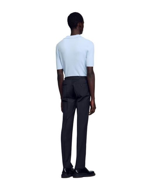 Sandro Blue Elasticated Trousers for men