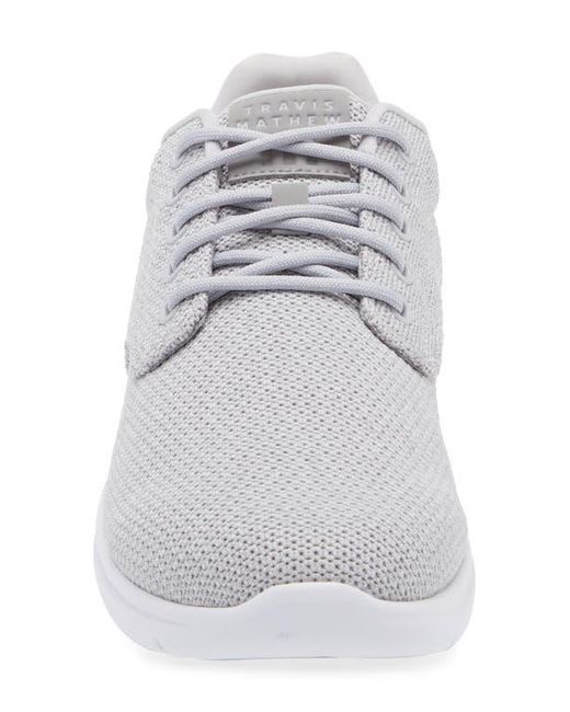 Travis Mathew White The Daily Ii Knit Sneaker for men