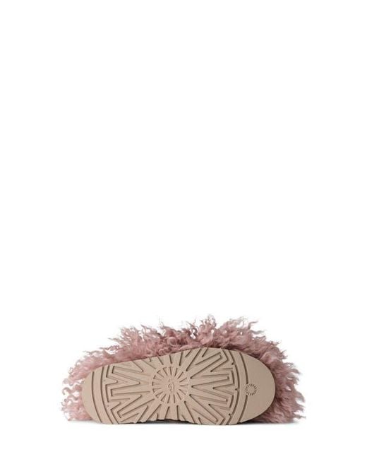 Ugg Pink Tazz Fluff Momma Genuine Shearling Slipper