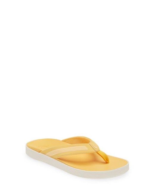 Olukai Yellow Leeward Flip Flop for men