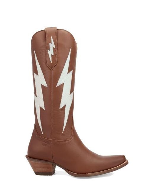 Dingo Brown Thunderbolt Western Boot