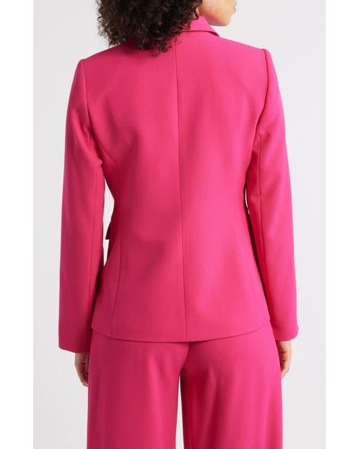 Tahari Red One-Button Blazer