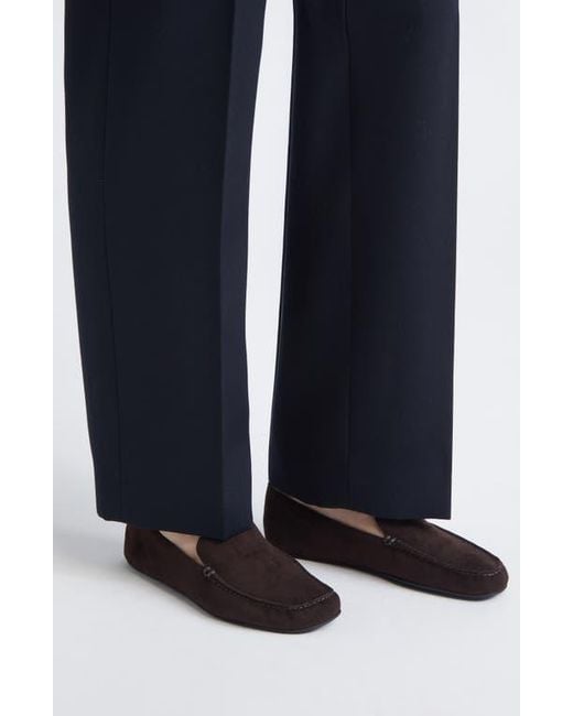 The Row Black Leo Loafer