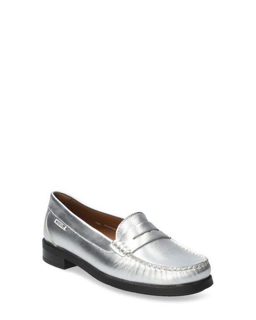 Mephisto White Neda Penny Loafer