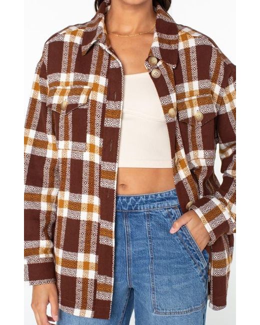 Roxy Multicolor Overlander Cotton Button-Up Shirt