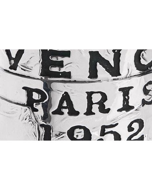 Givenchy White Tape Logo Cuff Bracelet