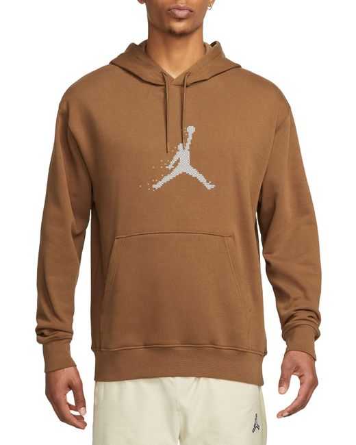 Nike Brown Essentials Holiday Pullover Hoodie for men
