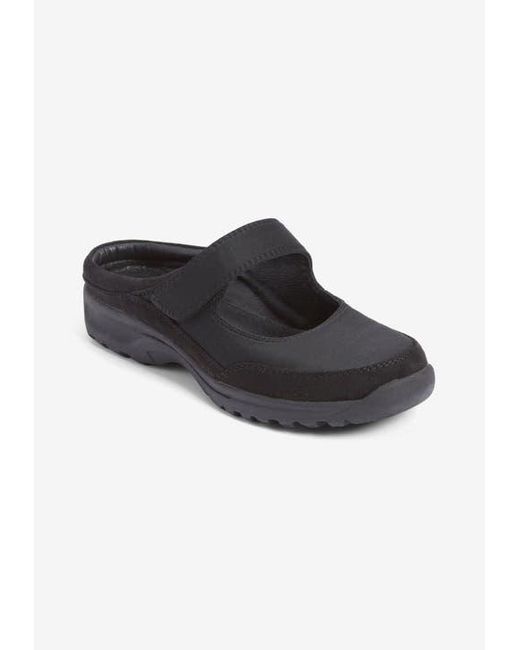 Comfortview Women's Black The Milo Mule