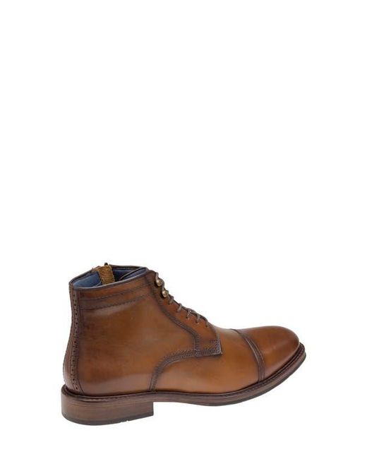 Johnston & Murphy Brown Raleigh Xc Flex Cap Toe Boot for men