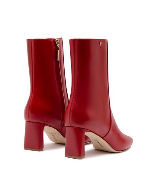 Larroude Red Alexis Bootie