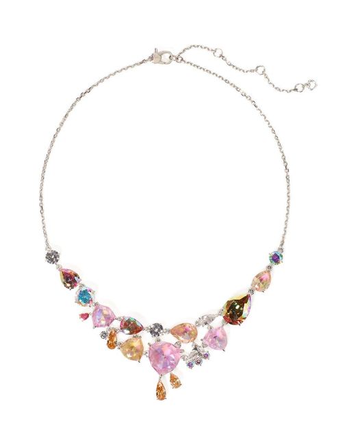 Kate Spade Metallic Shine Me Up Frontal Necklace